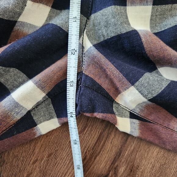 ALIX OF BOHEMIA Charlie Plaid Princess Wide Leg Cotton Pants XL Retro Designer - Picture 9 of 10